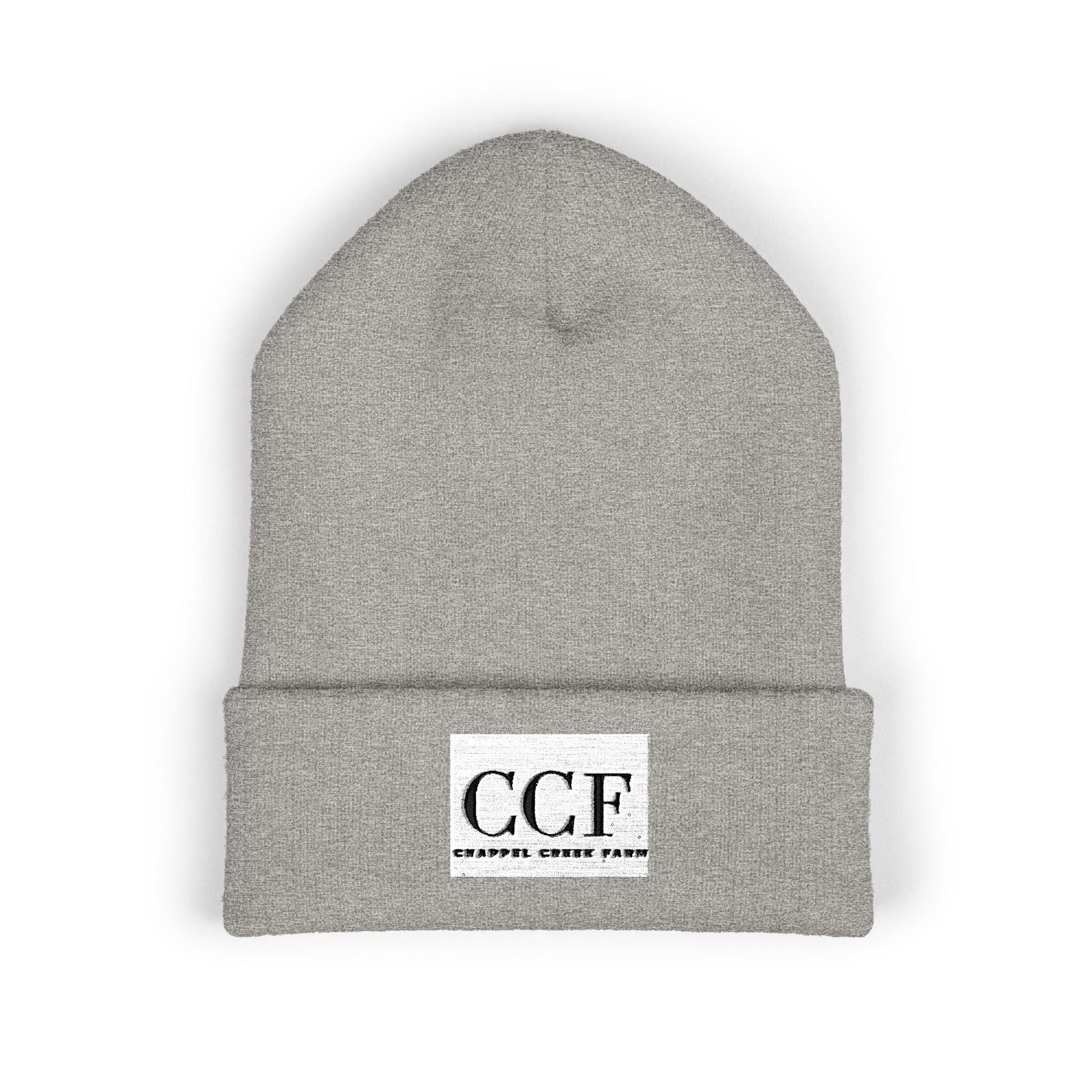Cozy Farm Winter Beanie — Classic Cuffed Embroidered Hat - Chappel Creek Farm