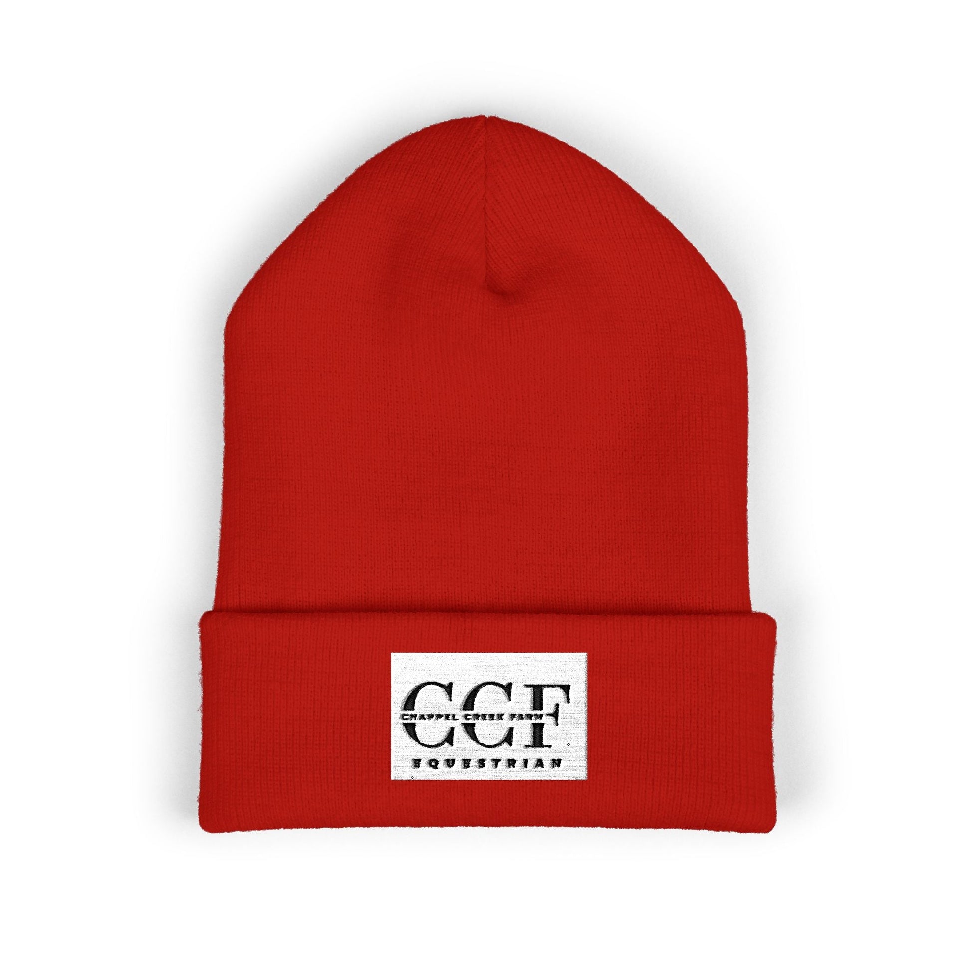 Cozy Farm Winter Beanie — Classic Cuffed Embroidered Hat - Chappel Creek Farm