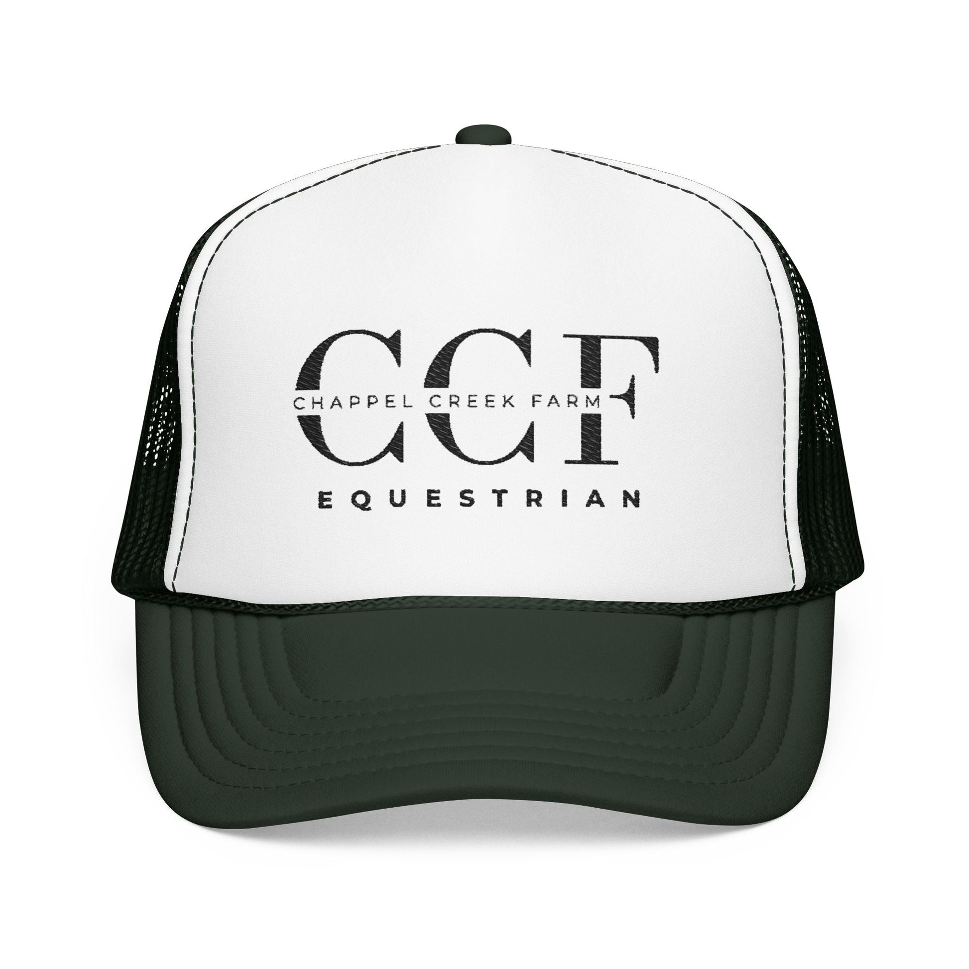 Trucker Hat — Distressed Circle Logo Foam Trucker Cap - Chappel Creek Farm