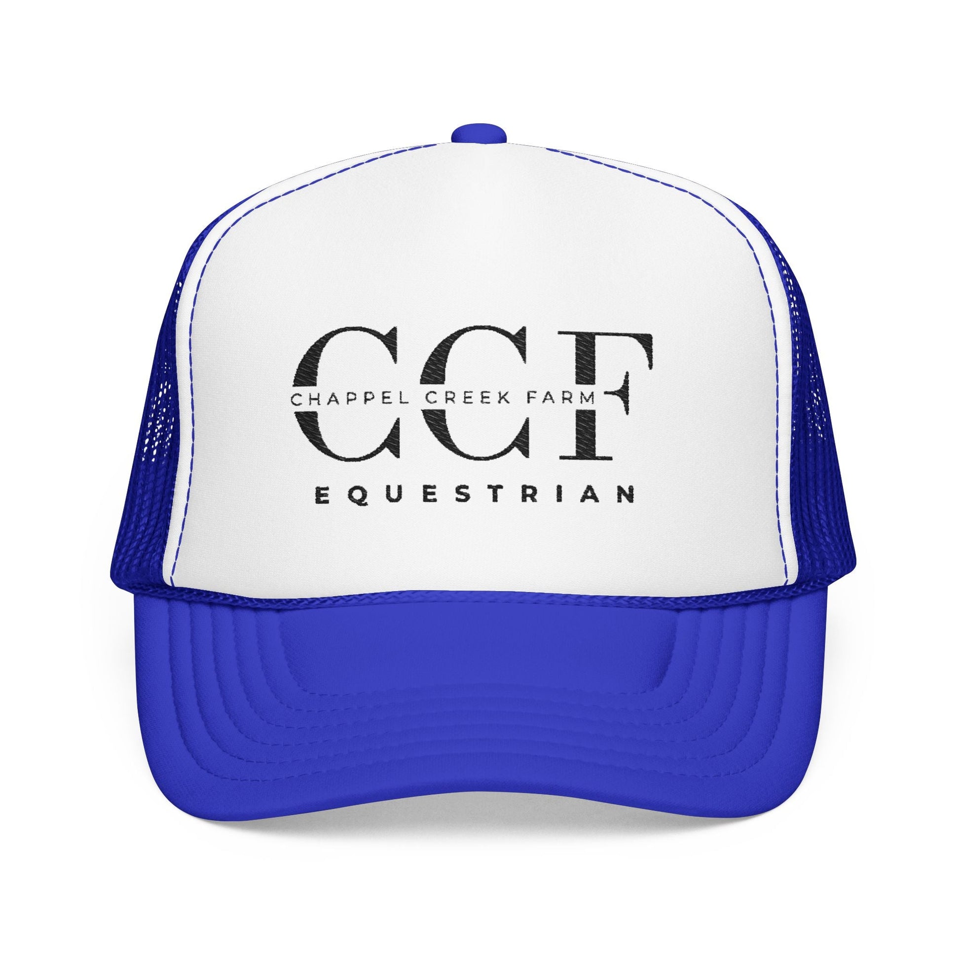 Trucker Hat — Distressed Circle Logo Foam Trucker Cap - Chappel Creek Farm