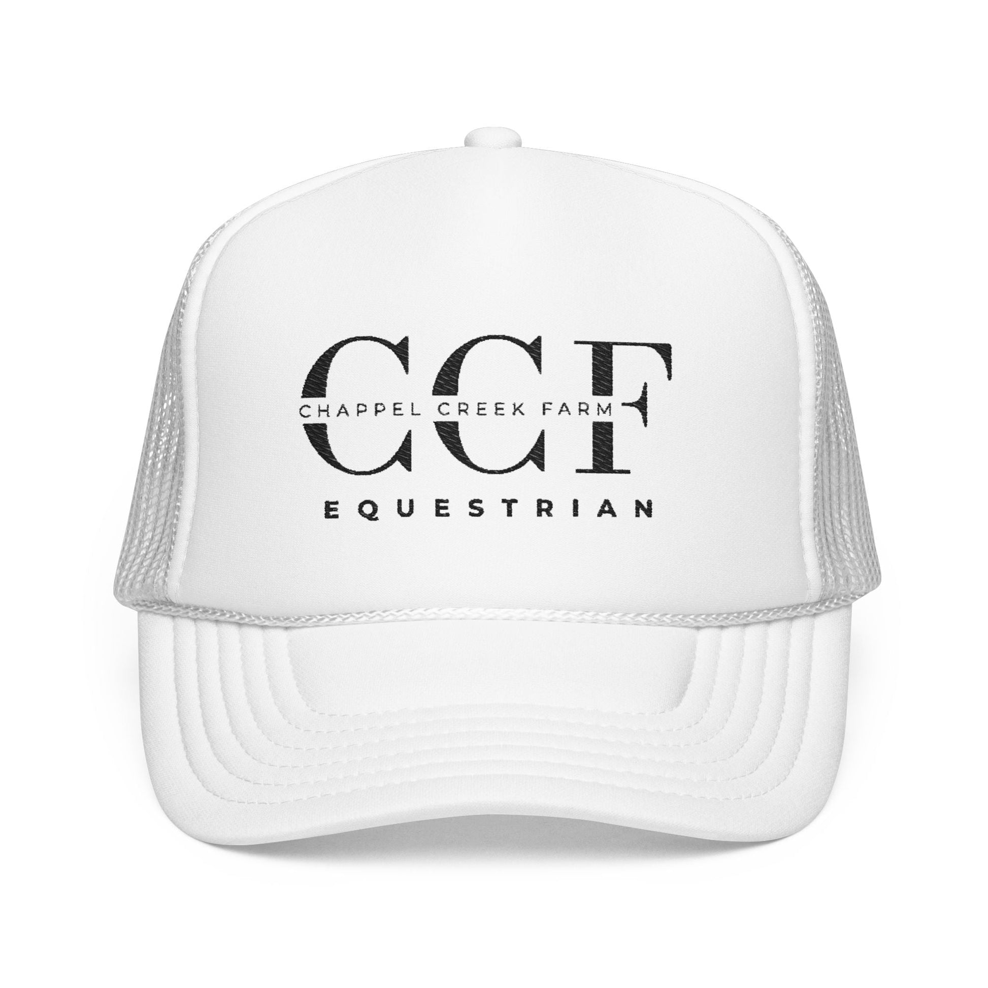 Trucker Hat — Distressed Circle Logo Foam Trucker Cap - Chappel Creek Farm