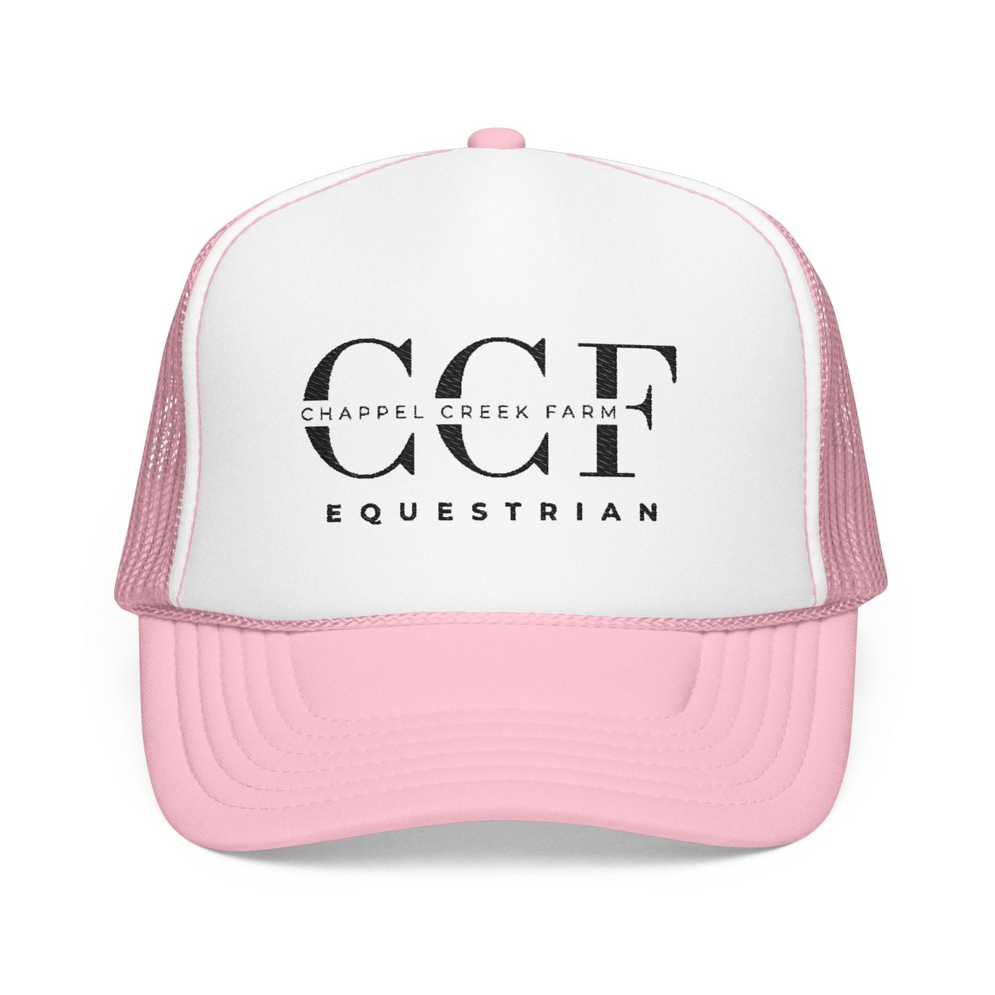 Trucker Hat — Distressed Circle Logo Foam Trucker Cap - Chappel Creek Farm