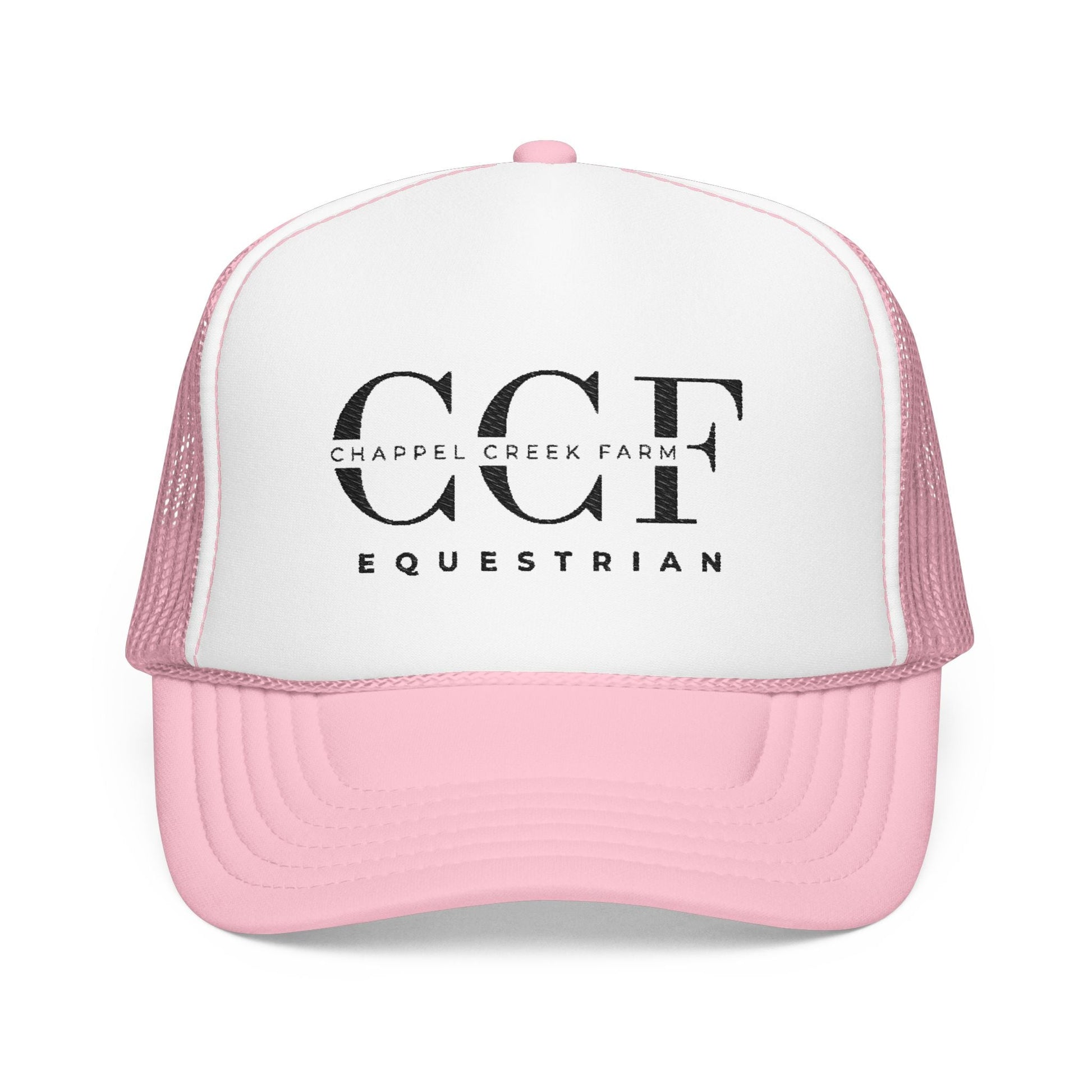 Trucker Hat — Distressed Circle Logo Foam Trucker Cap - Chappel Creek Farm