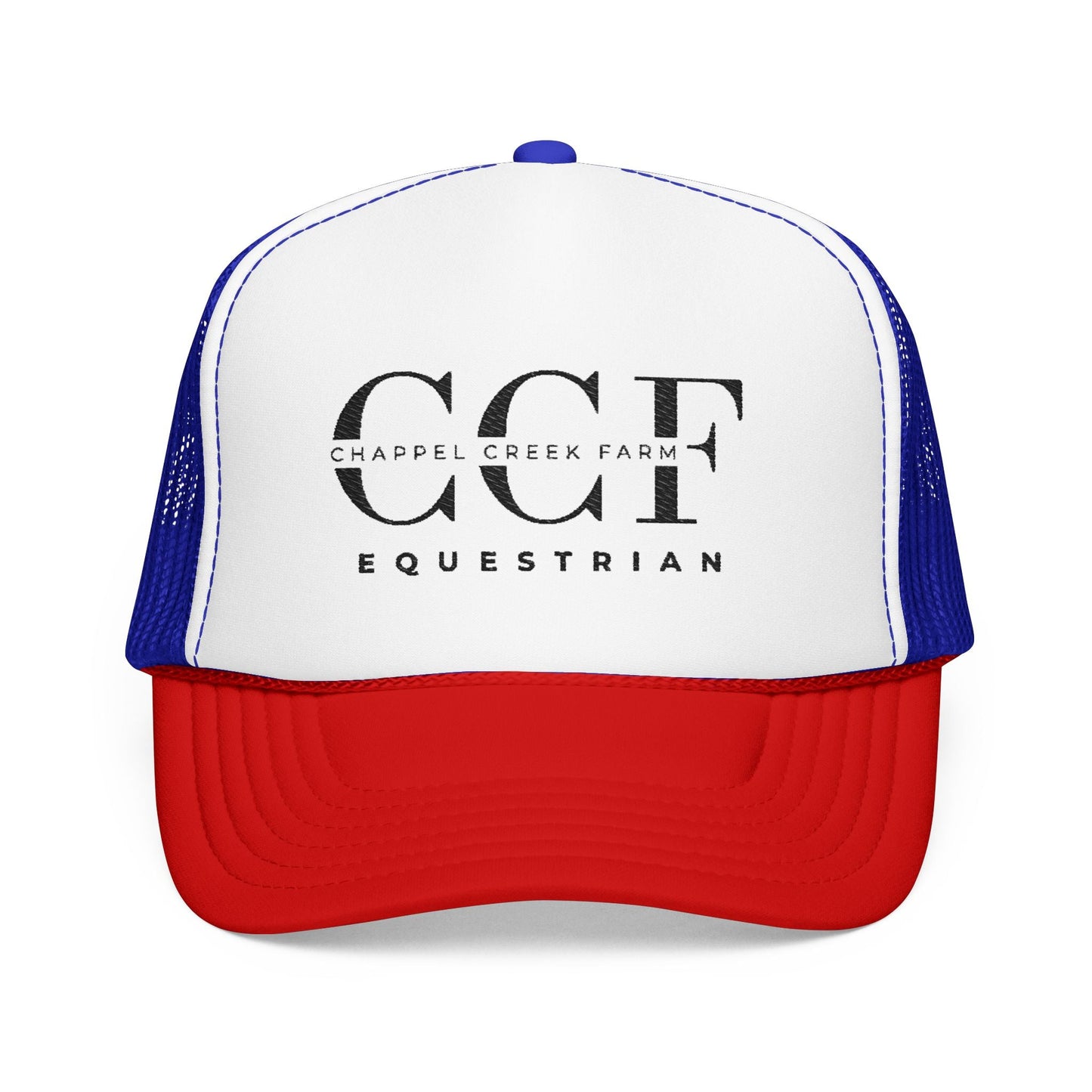 Trucker Hat — Distressed Circle Logo Foam Trucker Cap - Chappel Creek Farm