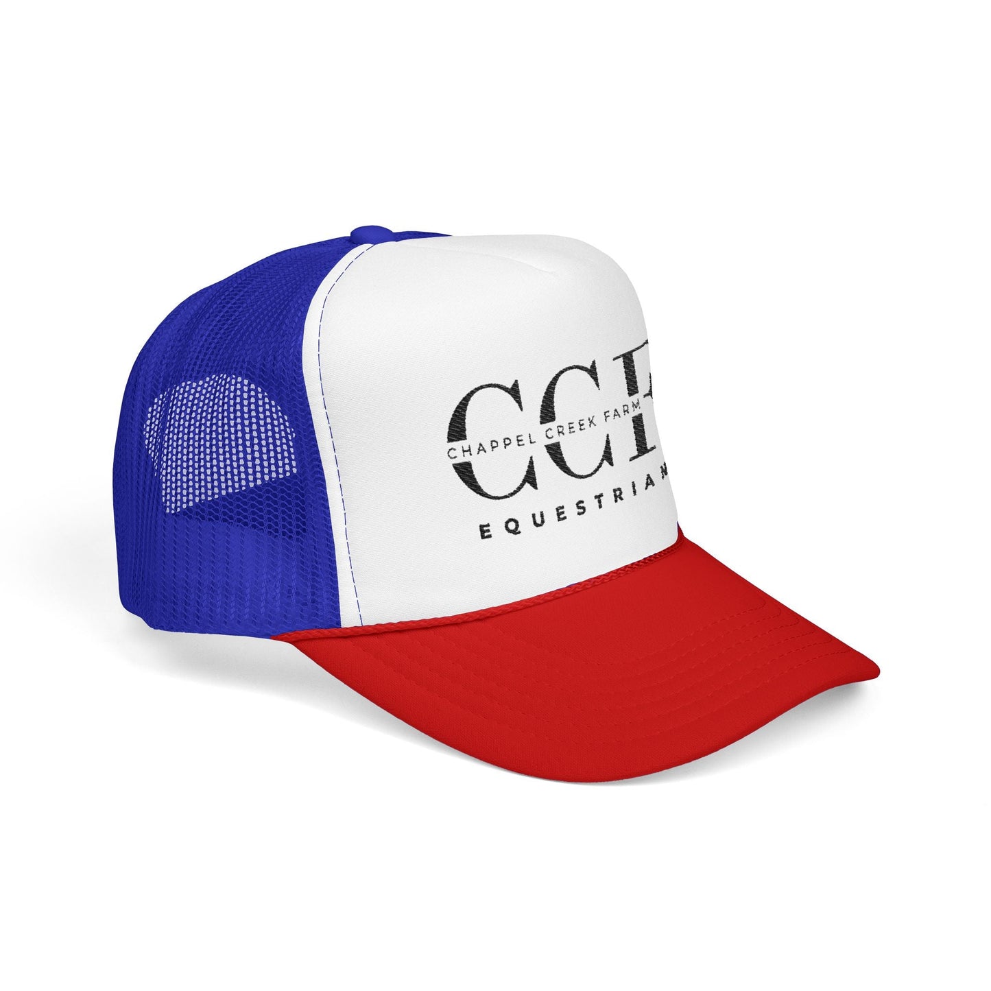 Trucker Hat — Distressed Circle Logo Foam Trucker Cap - Chappel Creek Farm